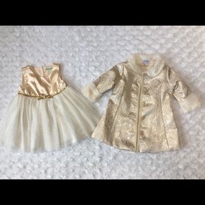 Matching dress with coat